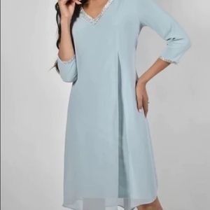 Frank Lyman Aquamist dress